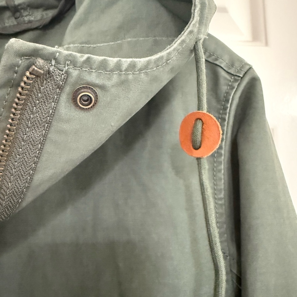 Abercrombie & fitch Olive green Hooded jacket with Pockets - Picture 3 of 15